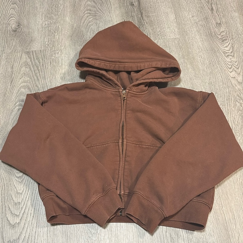 TNA Cozy Fleece Zip Up Hoodie